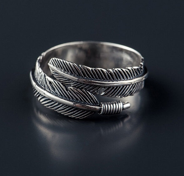 Antique Feather Ring