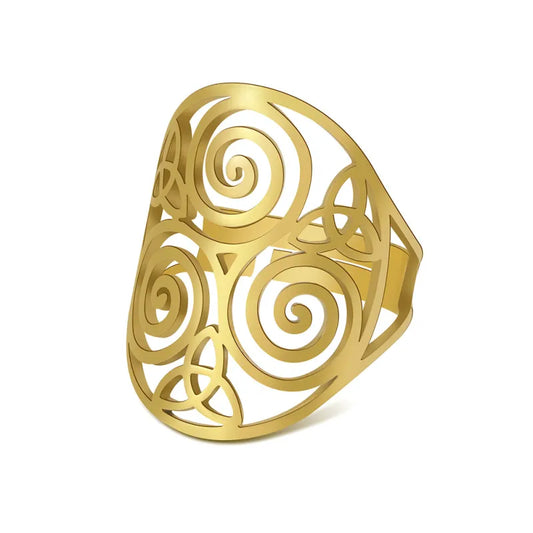 Triskell Gold Ring